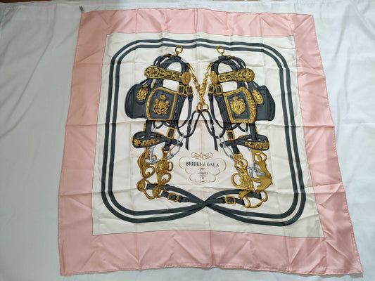 HERMES Carre Hermes Carre 90 BRIDES de GALA Ceremonial Bridle Other Accessories