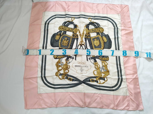 HERMES Carre Hermes Carre 90 BRIDES de GALA Ceremonial Bridle Other Accessories