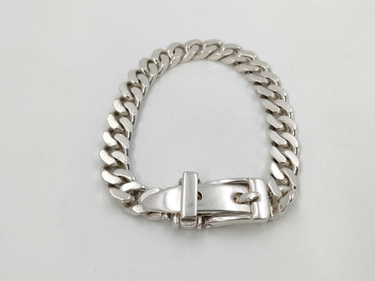 HERMES HERMES Early Boucle Cellier Vintage Bracelet 925 / 53.8g Bracelet/Bangle