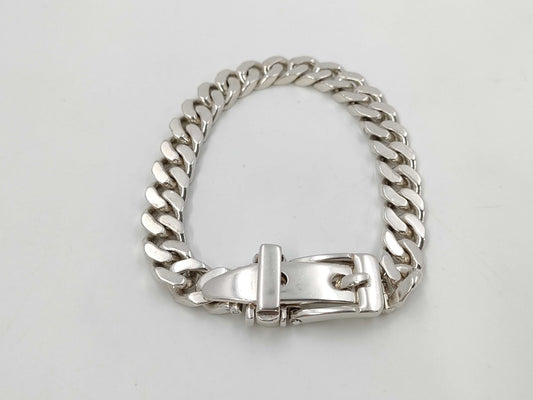 HERMES HERMES Early Boucle Cellier Vintage Bracelet 925 / 53.8g Bracelet/Bangle