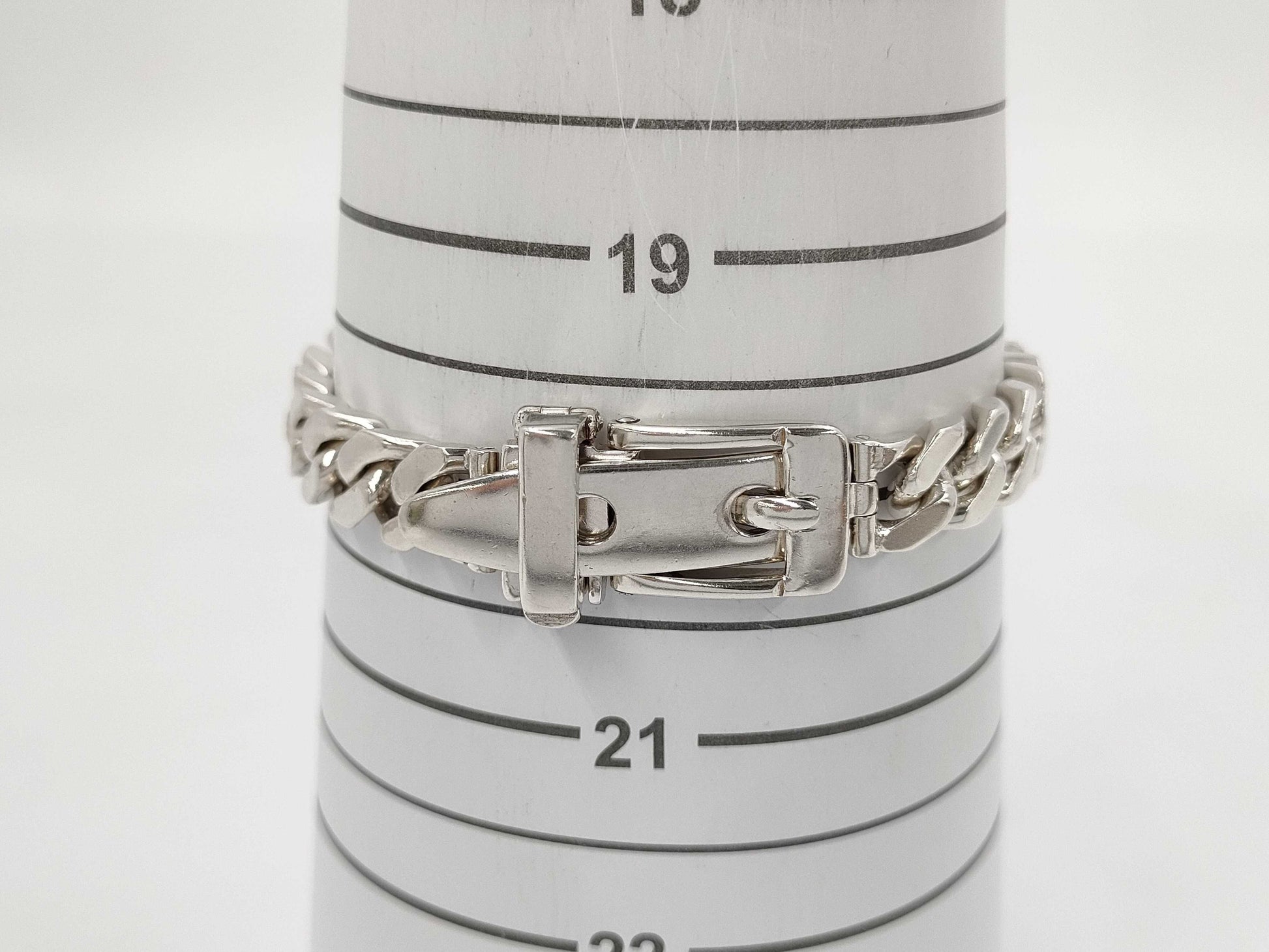 HERMES HERMES Early Boucle Cellier Vintage Bracelet 925 / 53.8g Bracelet/Bangle