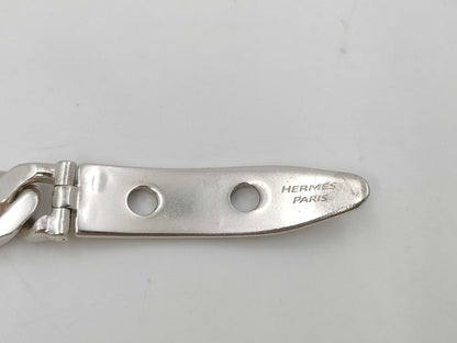 HERMES HERMES Early Boucle Cellier Vintage Bracelet 925 / 53.8g Bracelet/Bangle