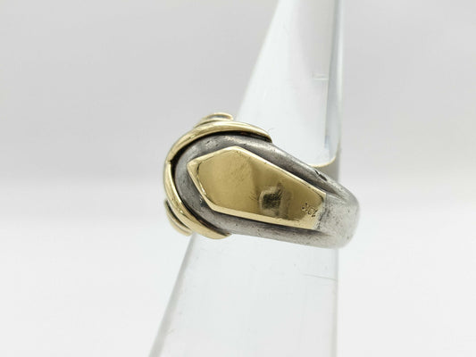 HERMES combination vintage ring size 9