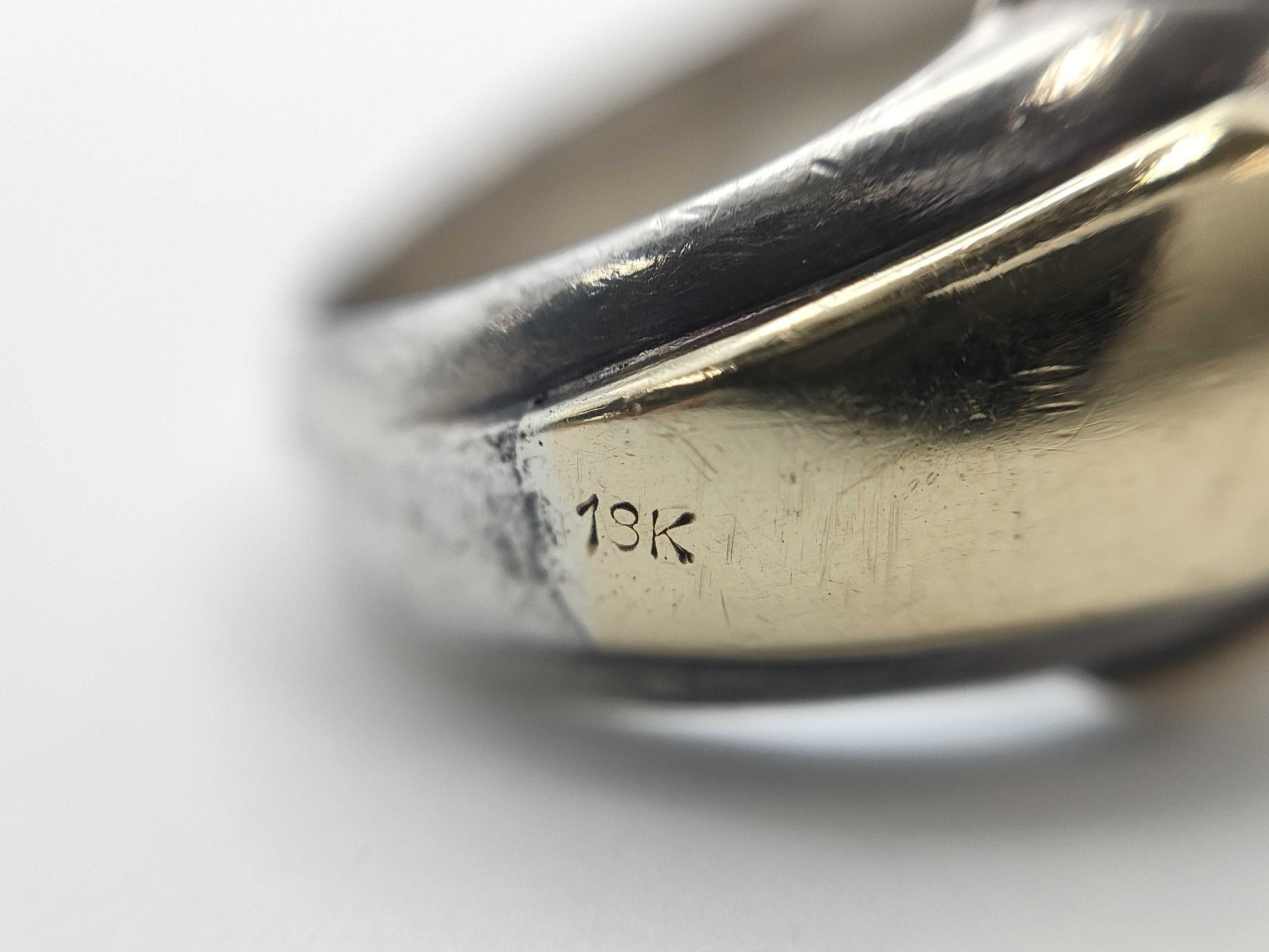 HERMES combination vintage ring size 9