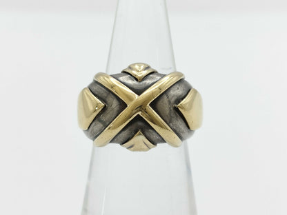 HERMES combination vintage ring size 9
