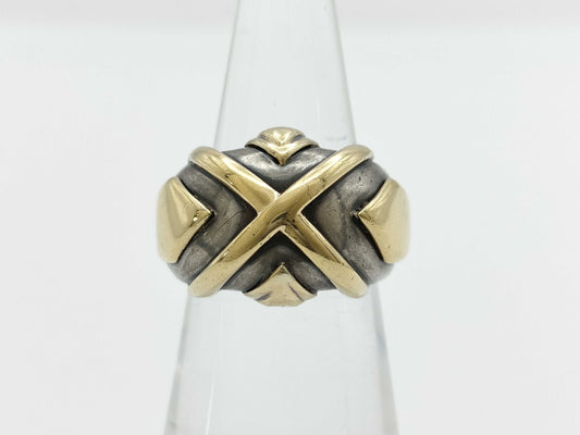HERMES combination vintage ring size 9
