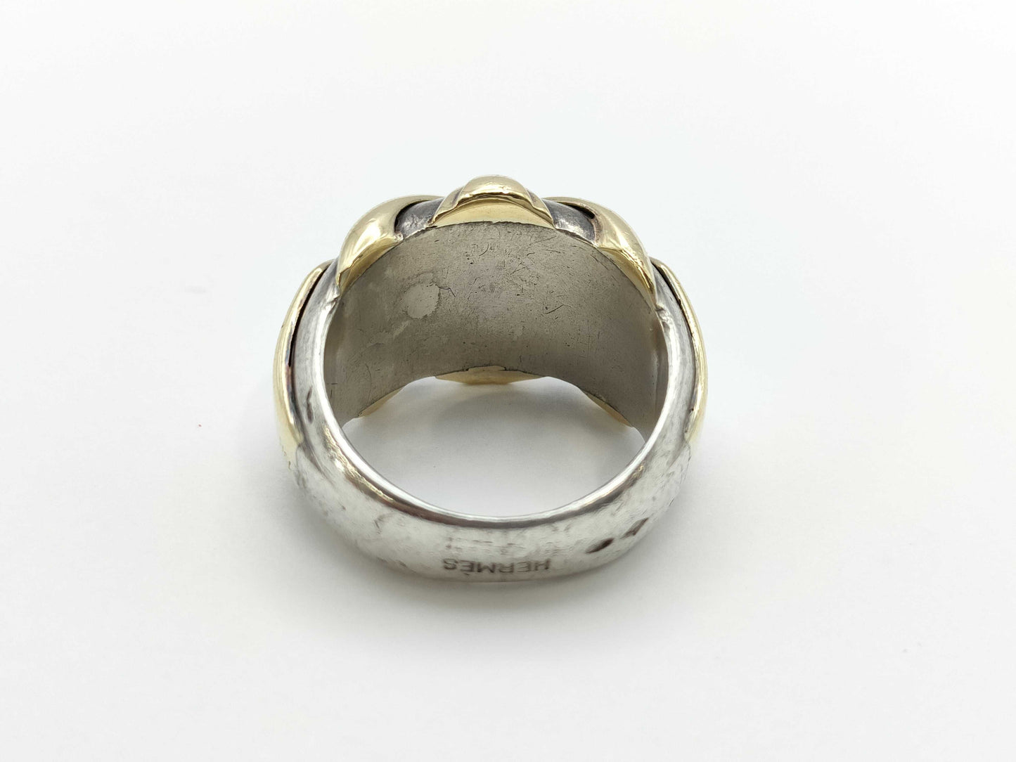 HERMES combination vintage ring size 9