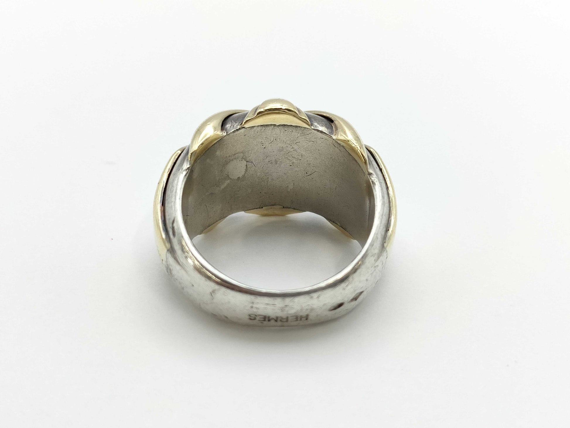 HERMES combination vintage ring size 9