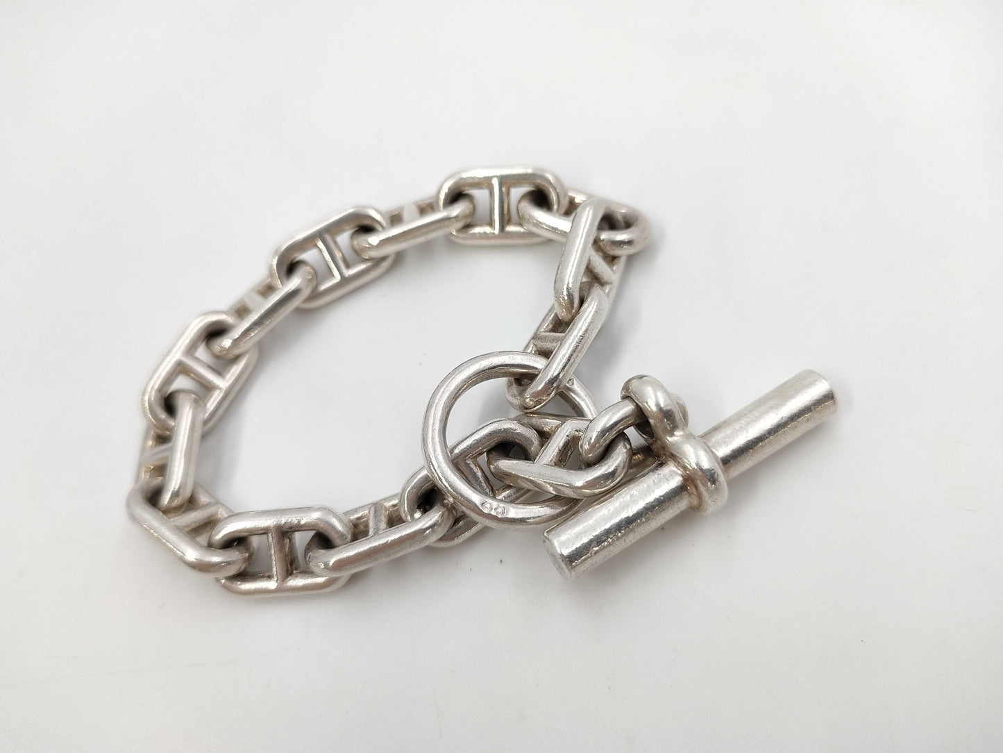 CHANEL HERMES Chaine d'Ancre Bracelet, original links, 57.9g, Bracelet/Bangle