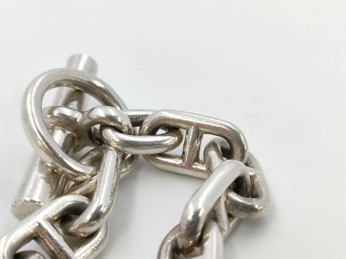 CHANEL HERMES Chaine d'Ancre Bracelet, original links, 57.9g, Bracelet/Bangle