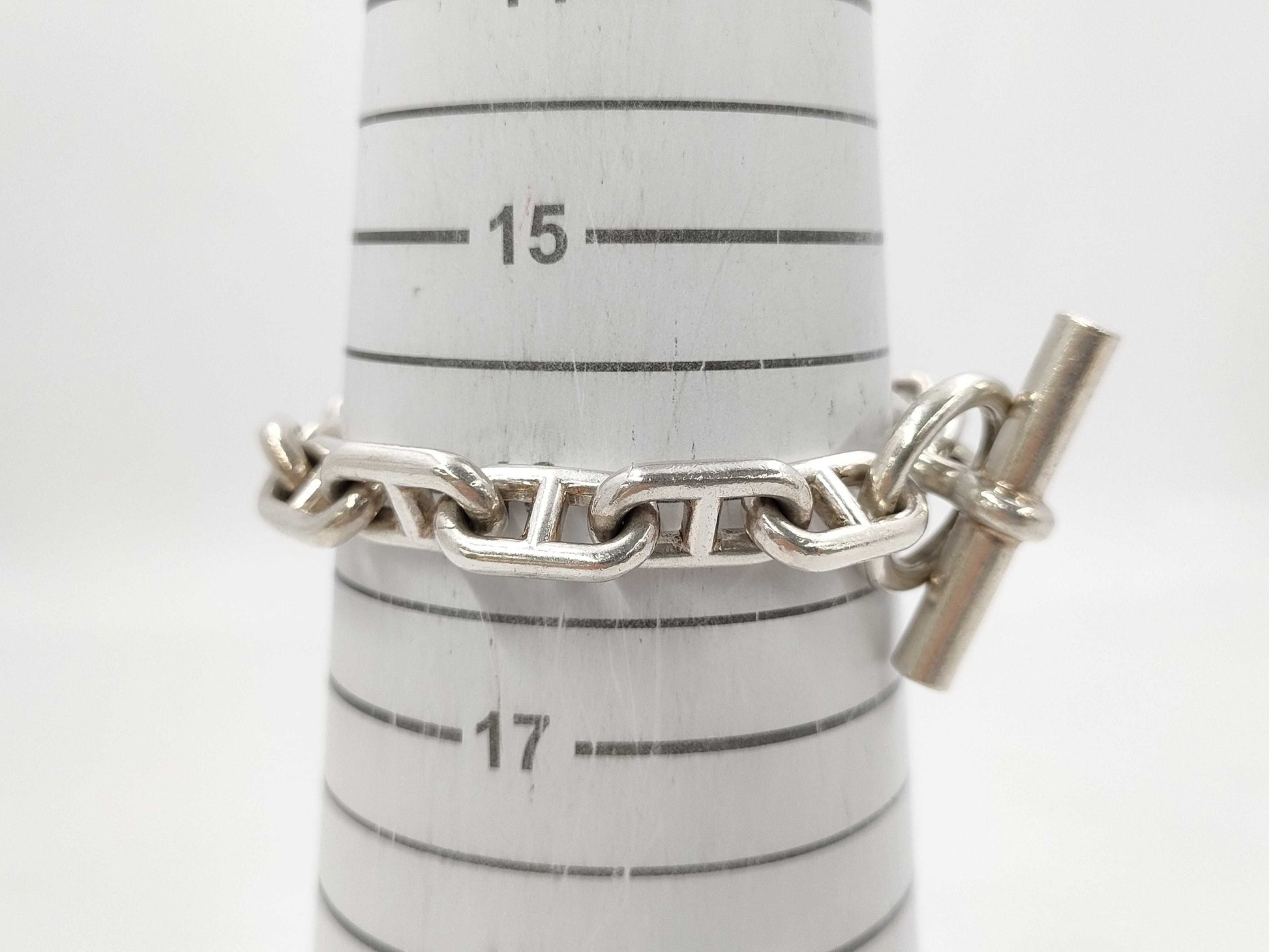 CHANEL HERMES Chaine d'Ancre Bracelet, original links, 57.9g, Bracelet/Bangle