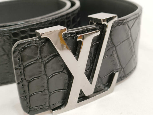 LOUIS VUITTON M 9896 Louis Vuitton Crocodile Leather Belt