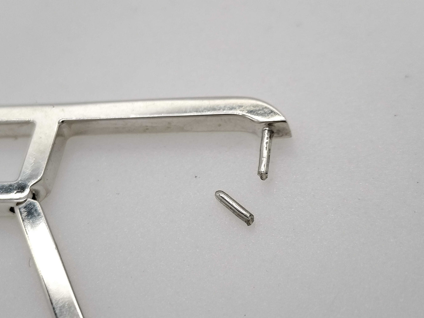 HERMES HERMES Eva Chaine d'Ancre Silver Earrings