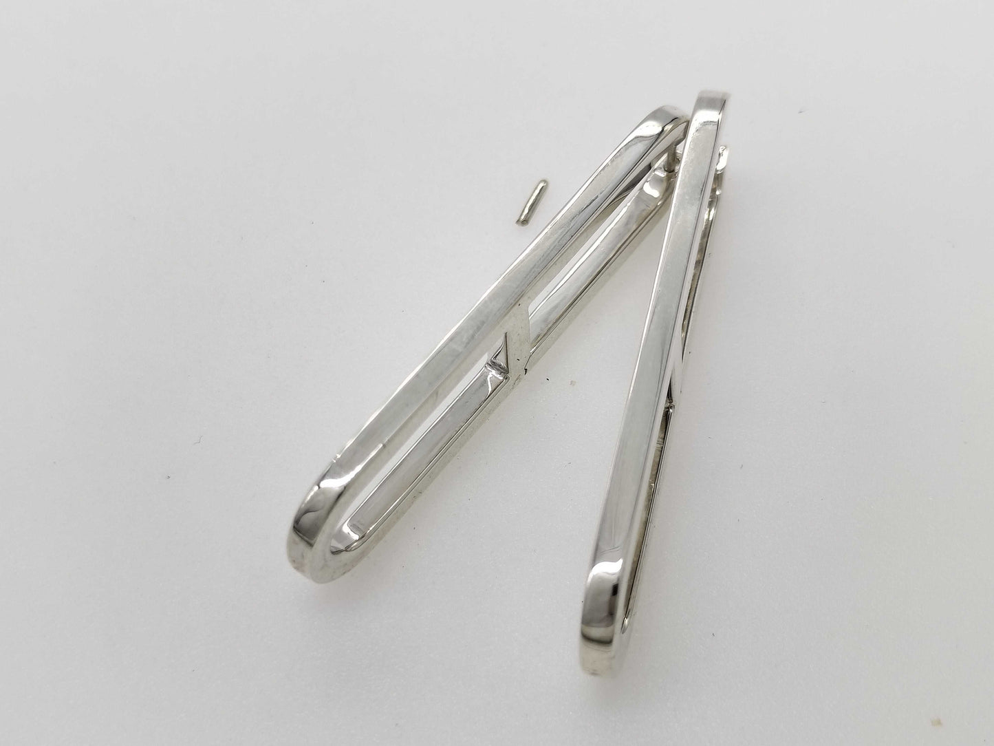 HERMES HERMES Eva Chaine d'Ancre Silver Earrings