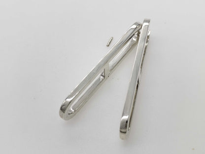 HERMES HERMES Eva Chaine d'Ancre Silver Earrings
