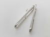 HERMES HERMES Eva Chaine d'Ancre Silver Earrings