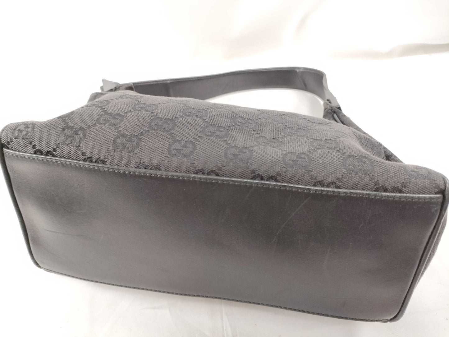 GUCCI 92699 Shoulder Bag, GG Canvas, One-Shoulder, Black