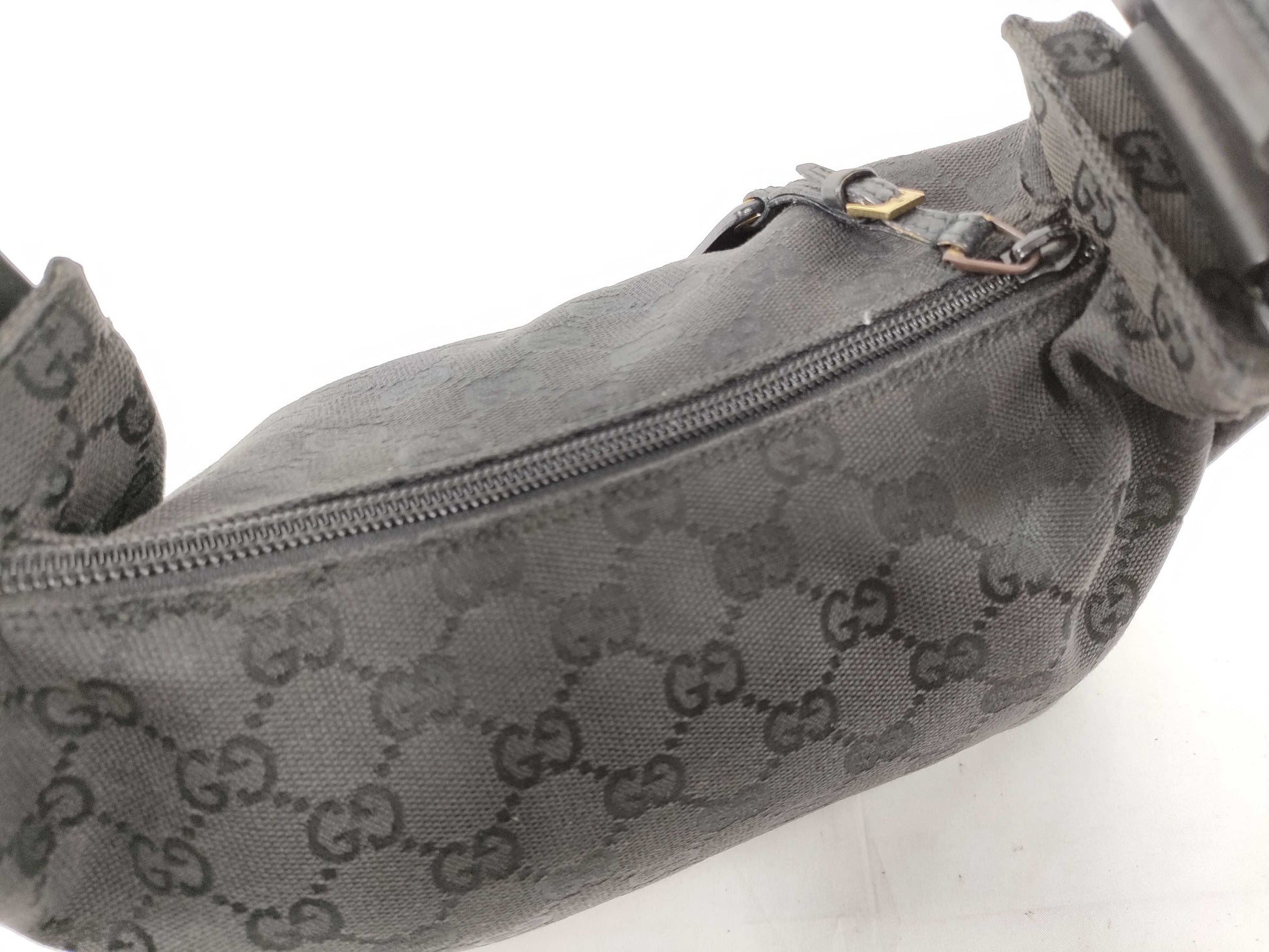 GUCCI 92699 Shoulder Bag, GG Canvas, One-Shoulder, Black