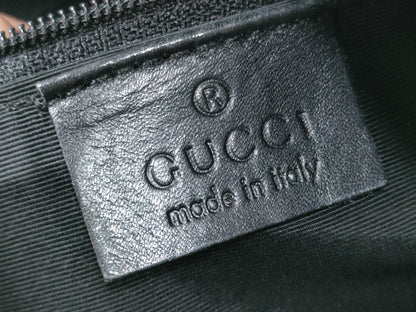 GUCCI 92699 Shoulder Bag, GG Canvas, One-Shoulder, Black
