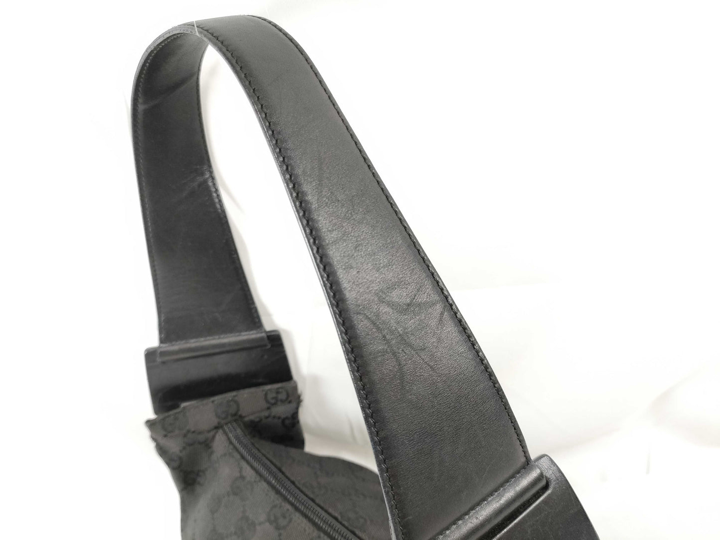 GUCCI 92699 Shoulder Bag, GG Canvas, One-Shoulder, Black