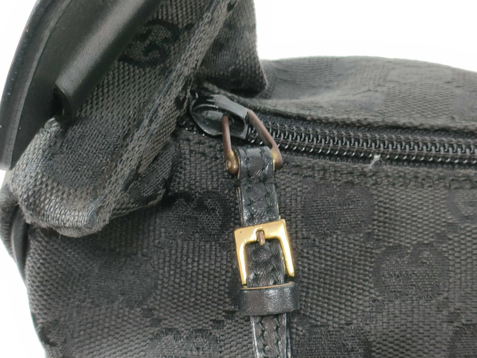 GUCCI 92699 Shoulder Bag, GG Canvas, One-Shoulder, Black