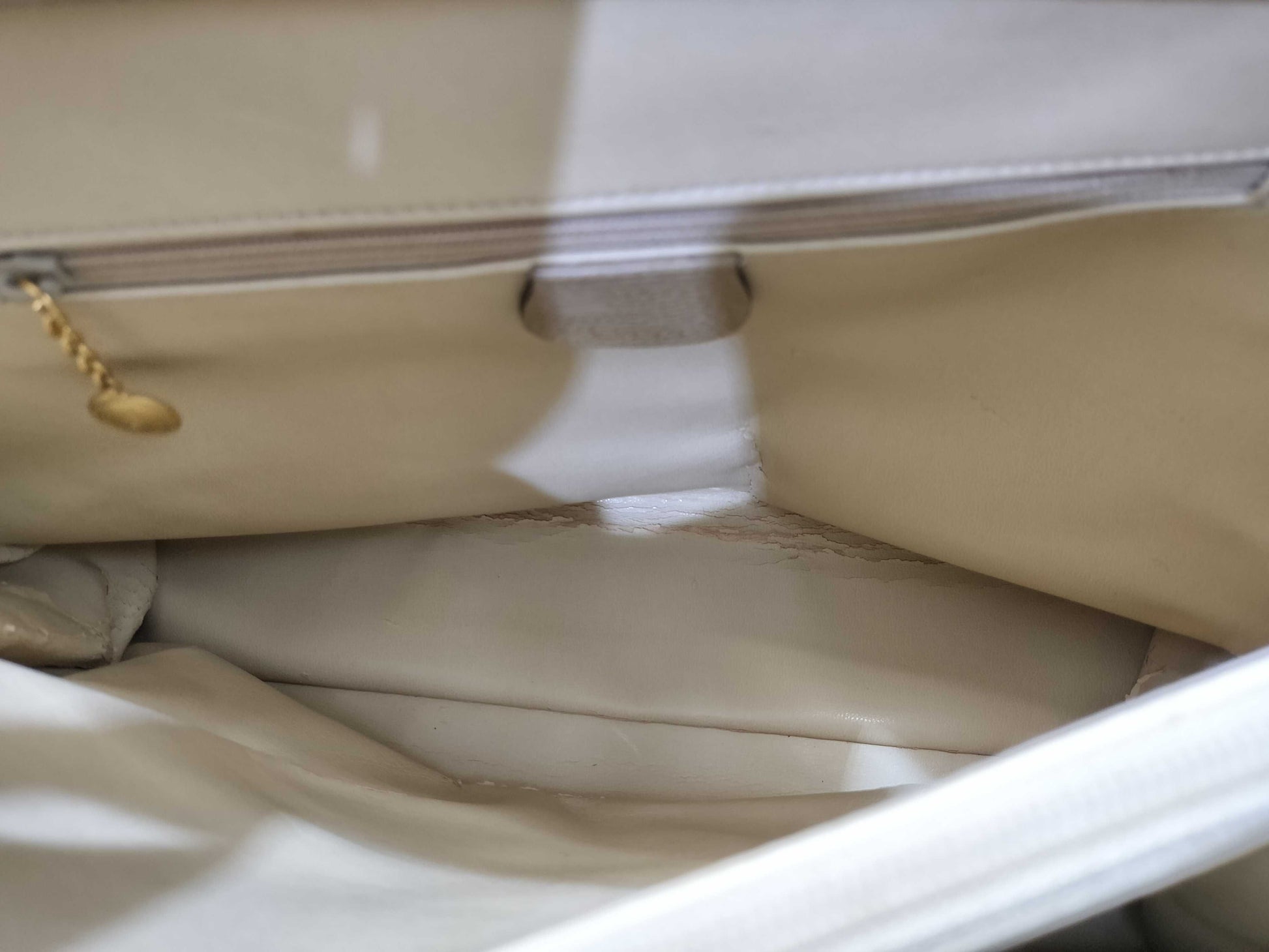 GUCCI Bamboo Gucci 002 0260 Handbag Bamboo Suede Leather Ivory Handbag