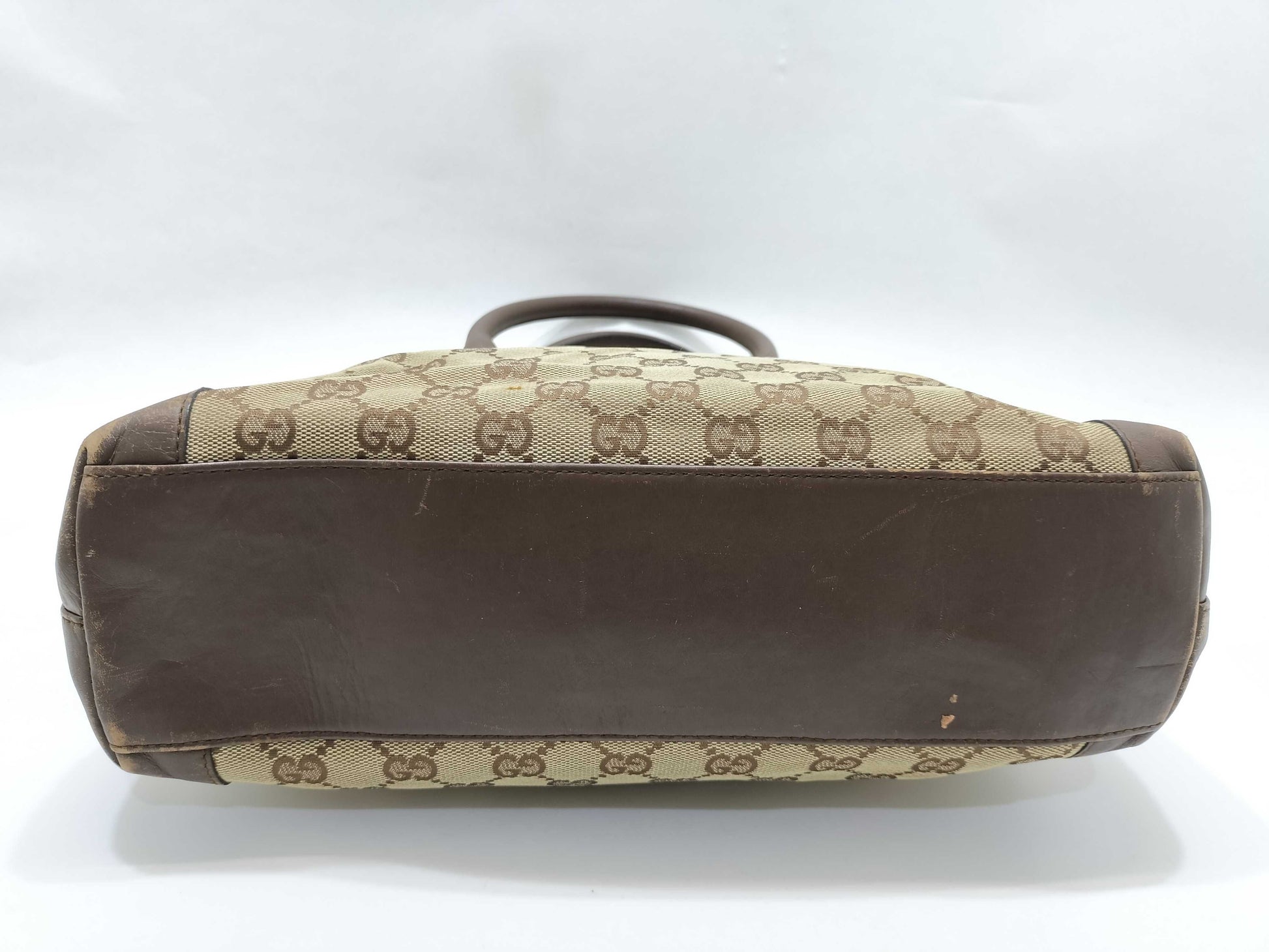 GUCCI GG Canvas Gucci 002・1119 Handbag GG Canvas Brown Handbag