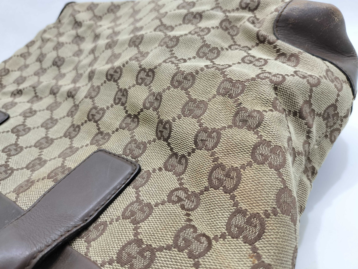 GUCCI GG Canvas Gucci 002・1119 Handbag GG Canvas Brown Handbag