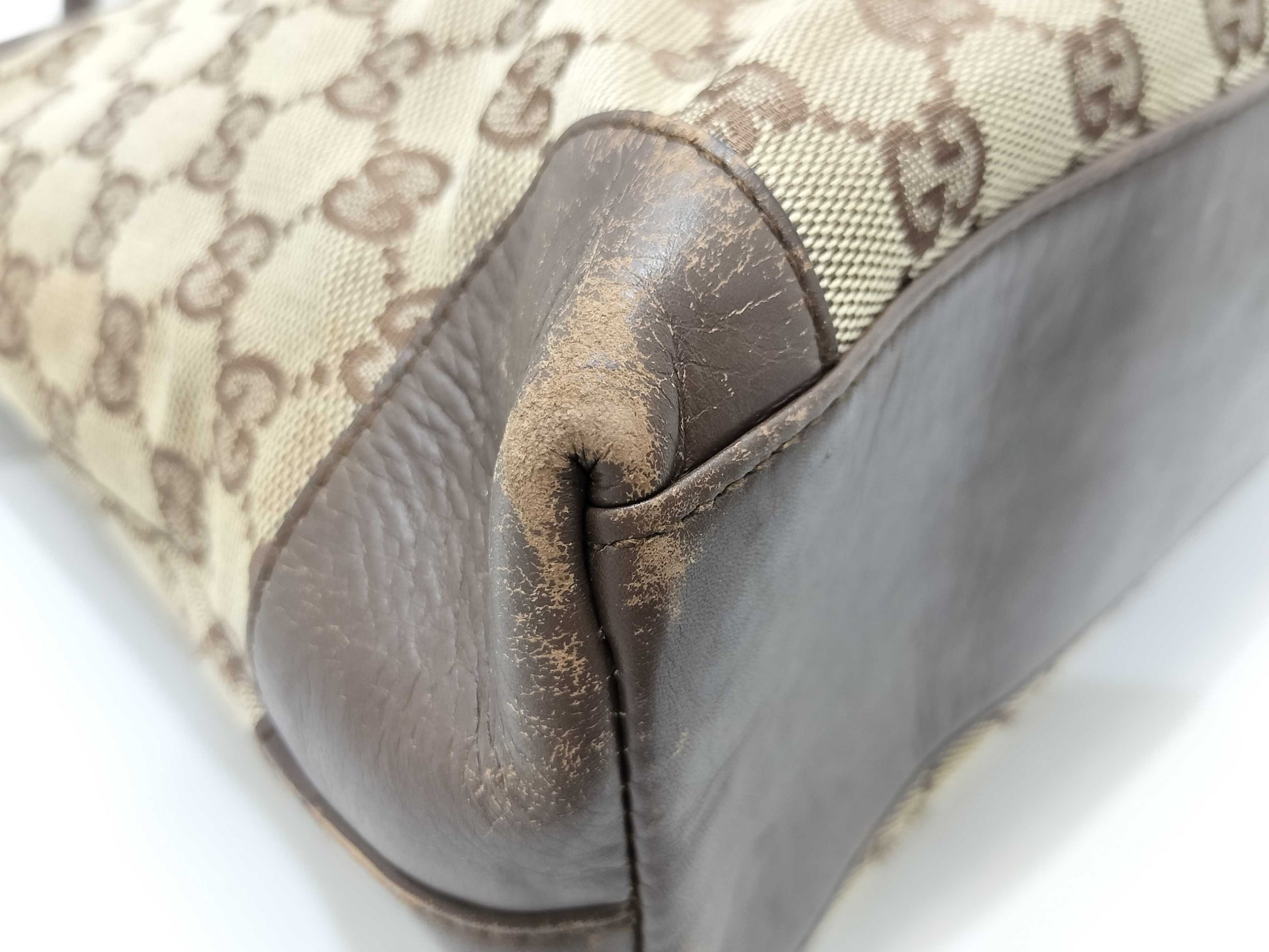 GUCCI GG Canvas Gucci 002・1119 Handbag GG Canvas Brown Handbag
