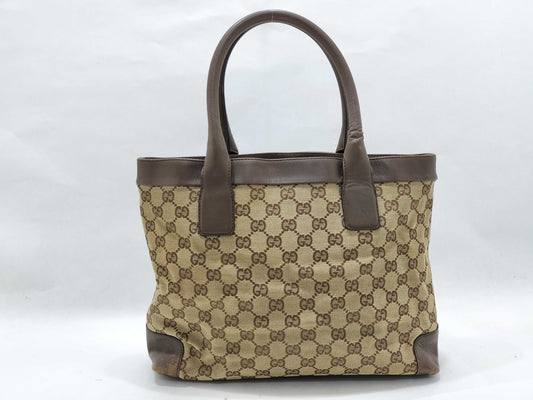 GUCCI GG Canvas Gucci 002・1119 Handbag GG Canvas Brown Handbag