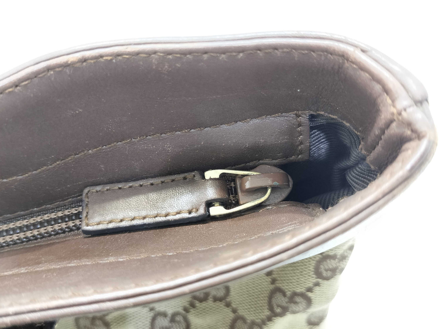 GUCCI GG Canvas Gucci 002・1119 Handbag GG Canvas Brown Handbag
