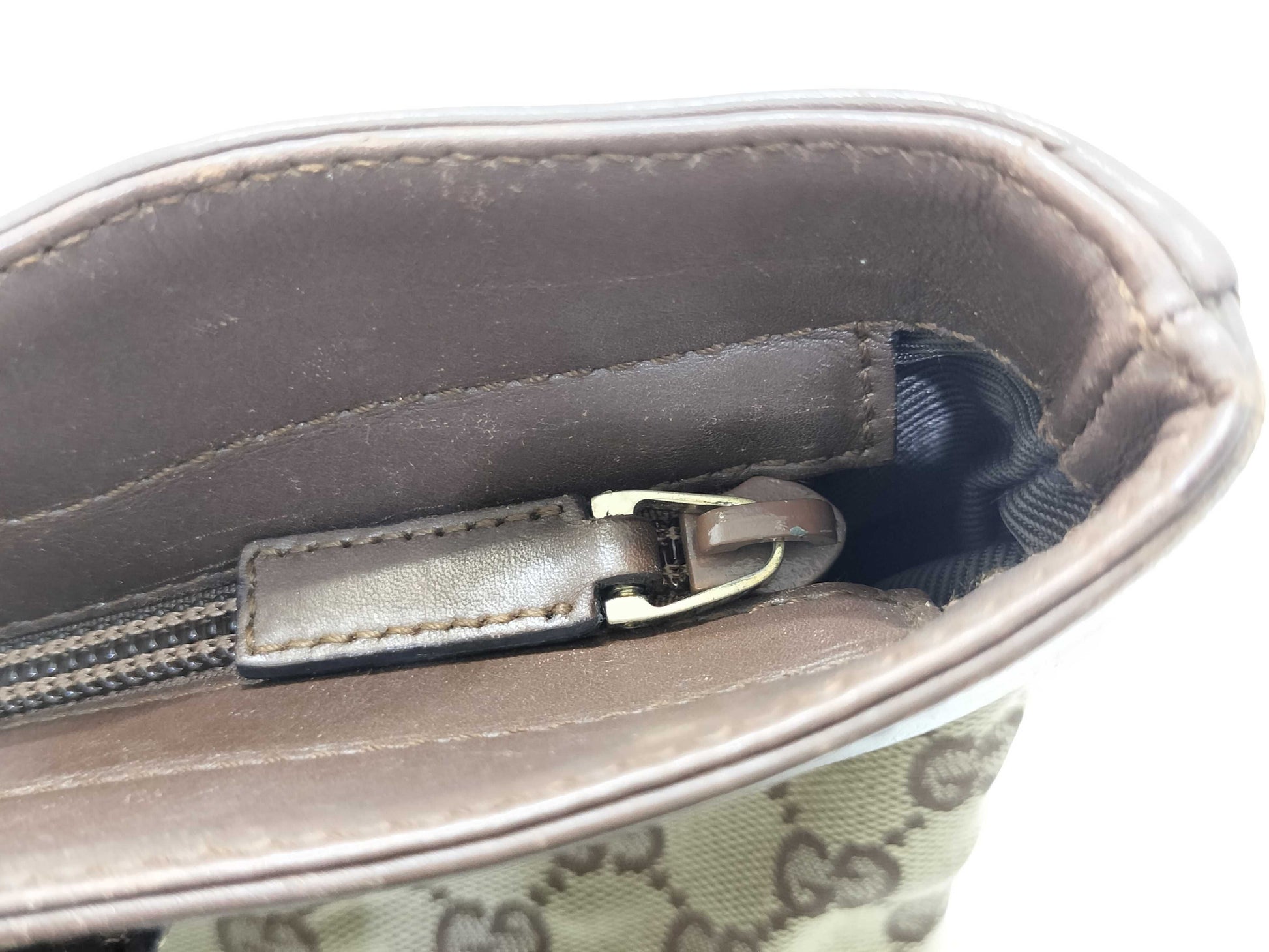 GUCCI GG Canvas Gucci 002・1119 Handbag GG Canvas Brown Handbag