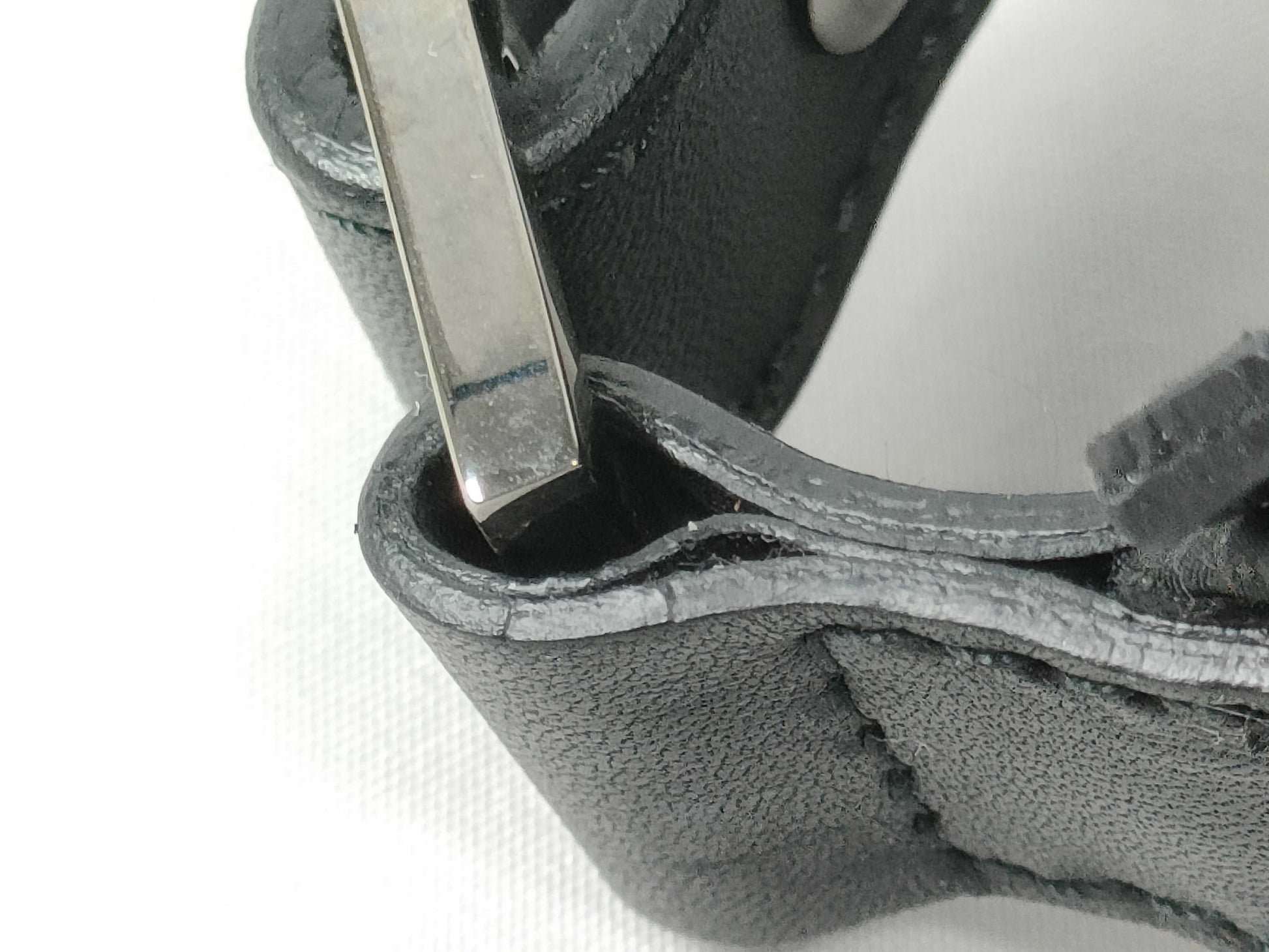 GUCCI 039 1147 Mini Bag Handbag Micro GG Nylon Leather Black Pouch
