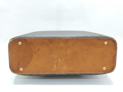 CELINE M93 Macadam Handbag, Brown PVC
