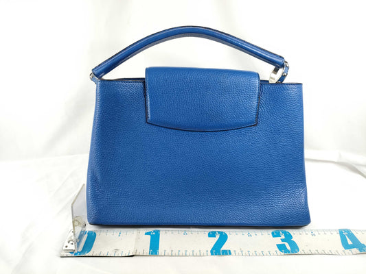 LOUIS VUITTON M94678 LOUIS VUITTON Capucines Blue Handbag