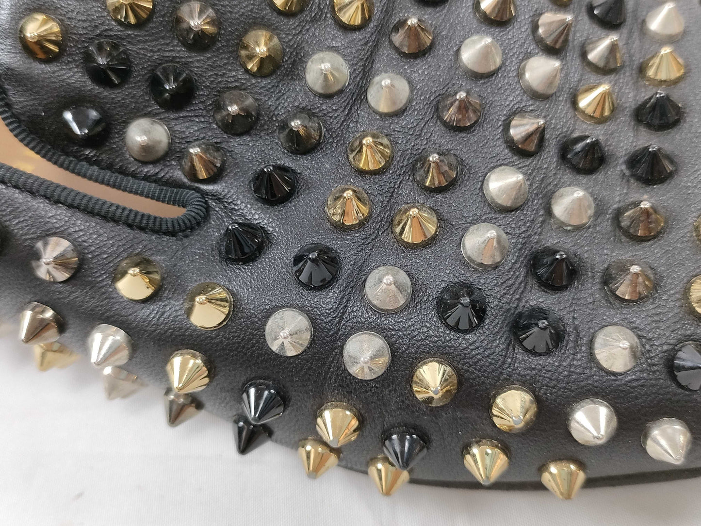 Christian Louboutin Studded Loafers Slip-On Men's Business Shoes