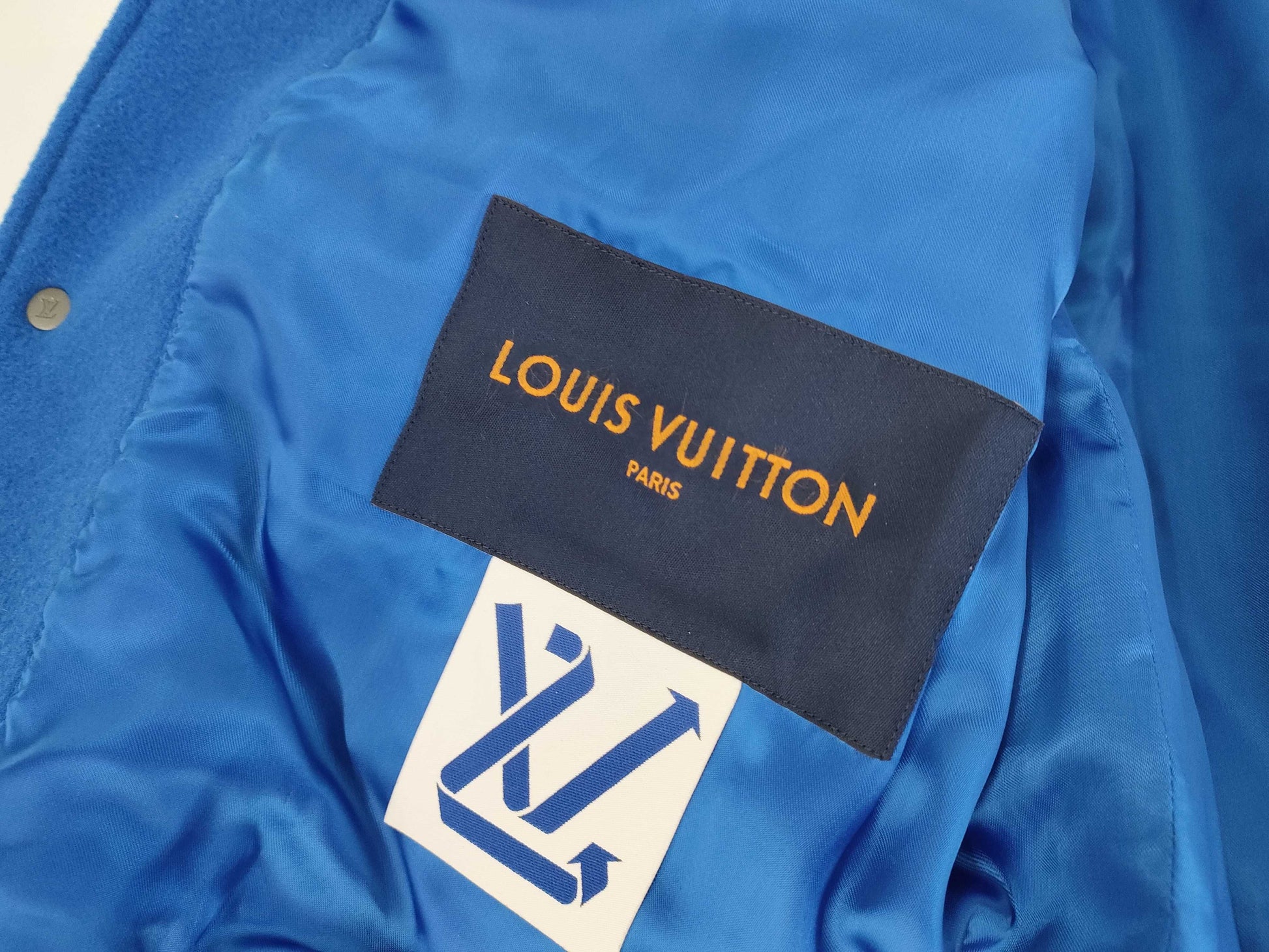 LOUIS VUITTON Puppet Baseball Stadium Jacket Blouson, Unused with Tags, Size 46