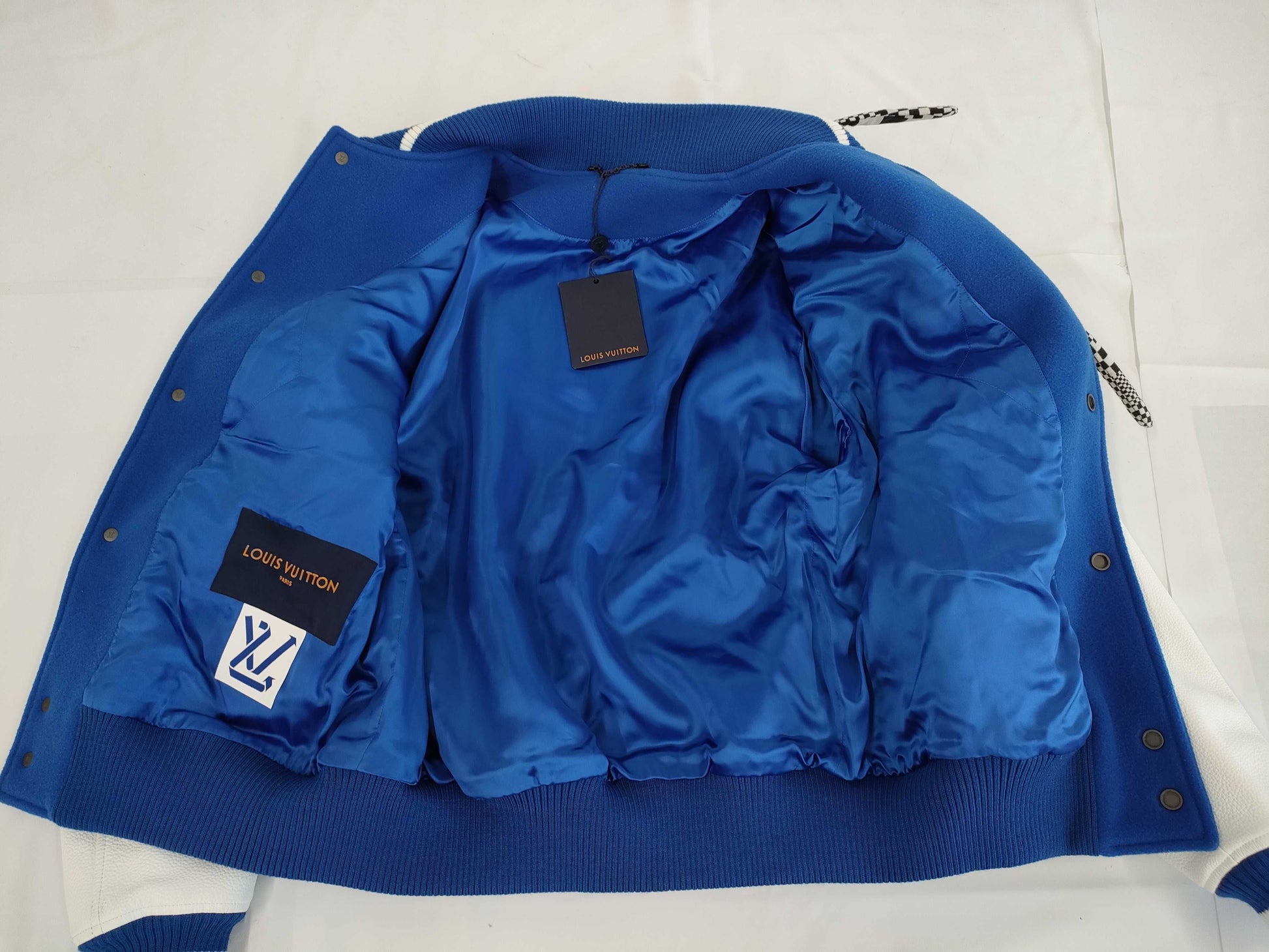 LOUIS VUITTON Puppet Baseball Stadium Jacket Blouson, Unused with Tags, Size 46
