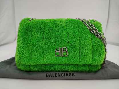 BALENCIAGA BALENCIAGA Monaco Chain Shoulder Bag Green Bag