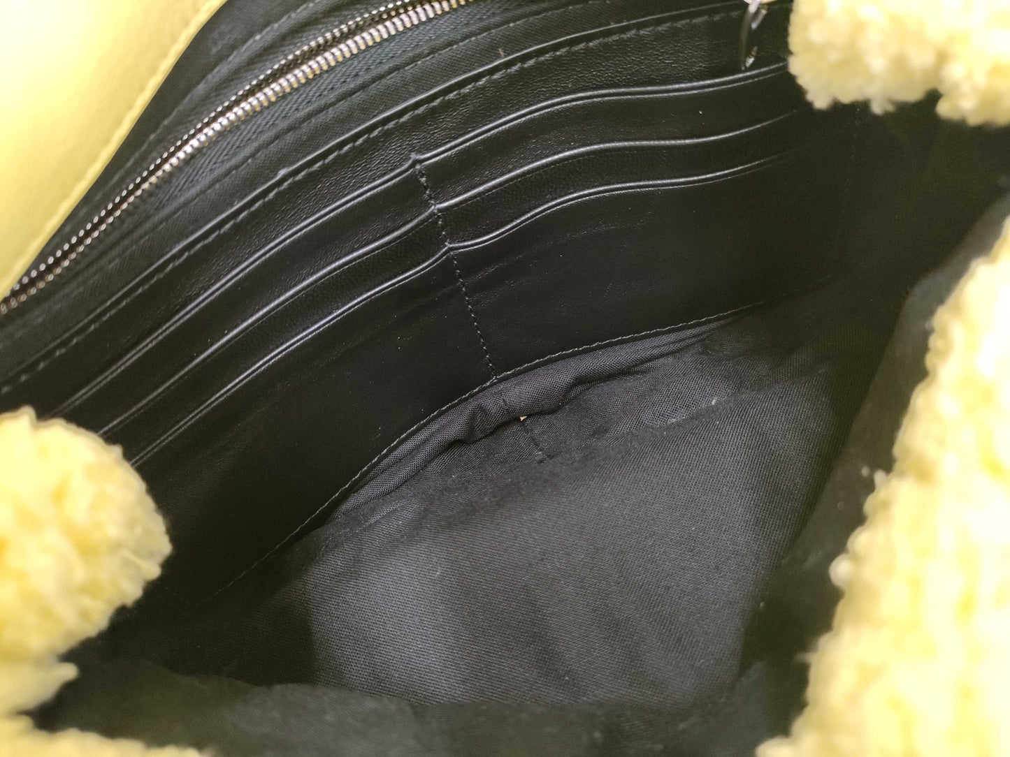 BALENCIAGA Monaco Chain Shoulder Bag, Yellow, Unused