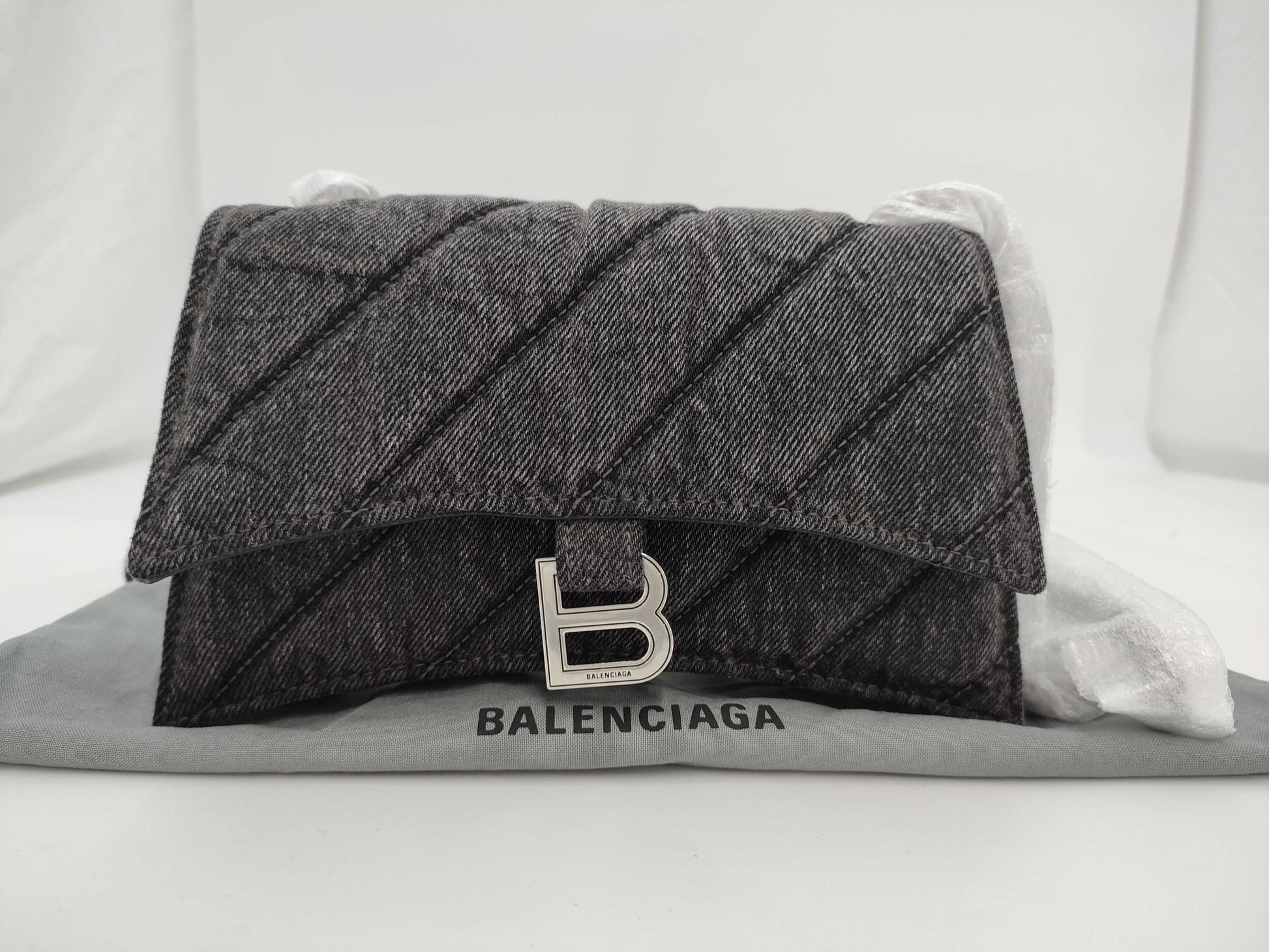 BALENCIAGA BALENCIAGA 736016 Crush Chain Shoulder Bag Bag