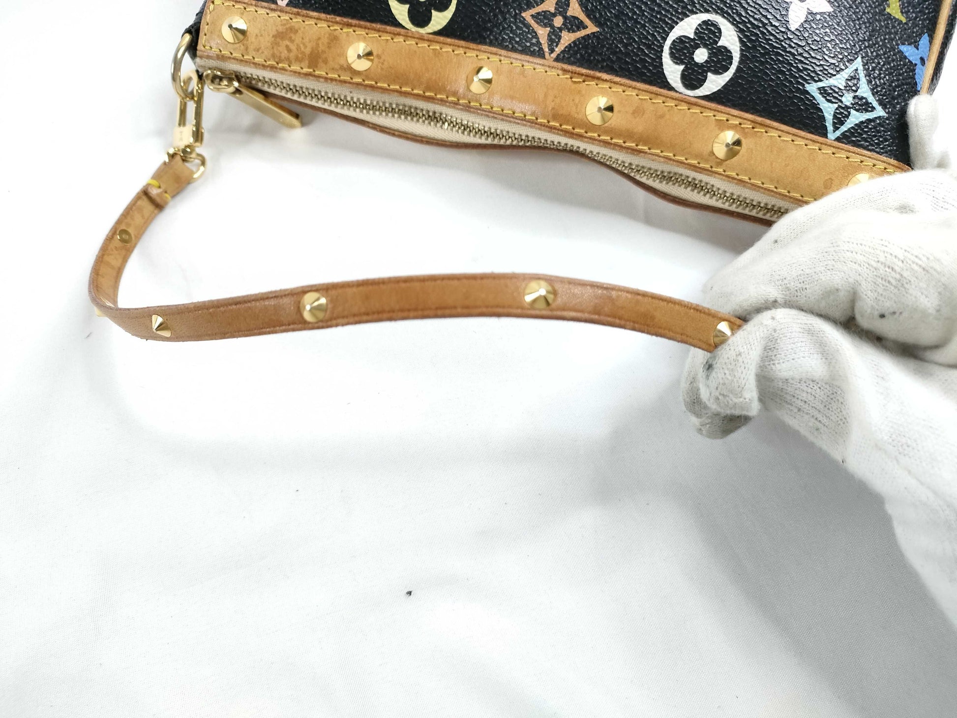 LOUIS VUITTON M92648 Monogram Multicolore Louis Vuitton Monogram Multicolore Pochette Accessoires Pouch M92648 SL10093 Hand Strap Handbag