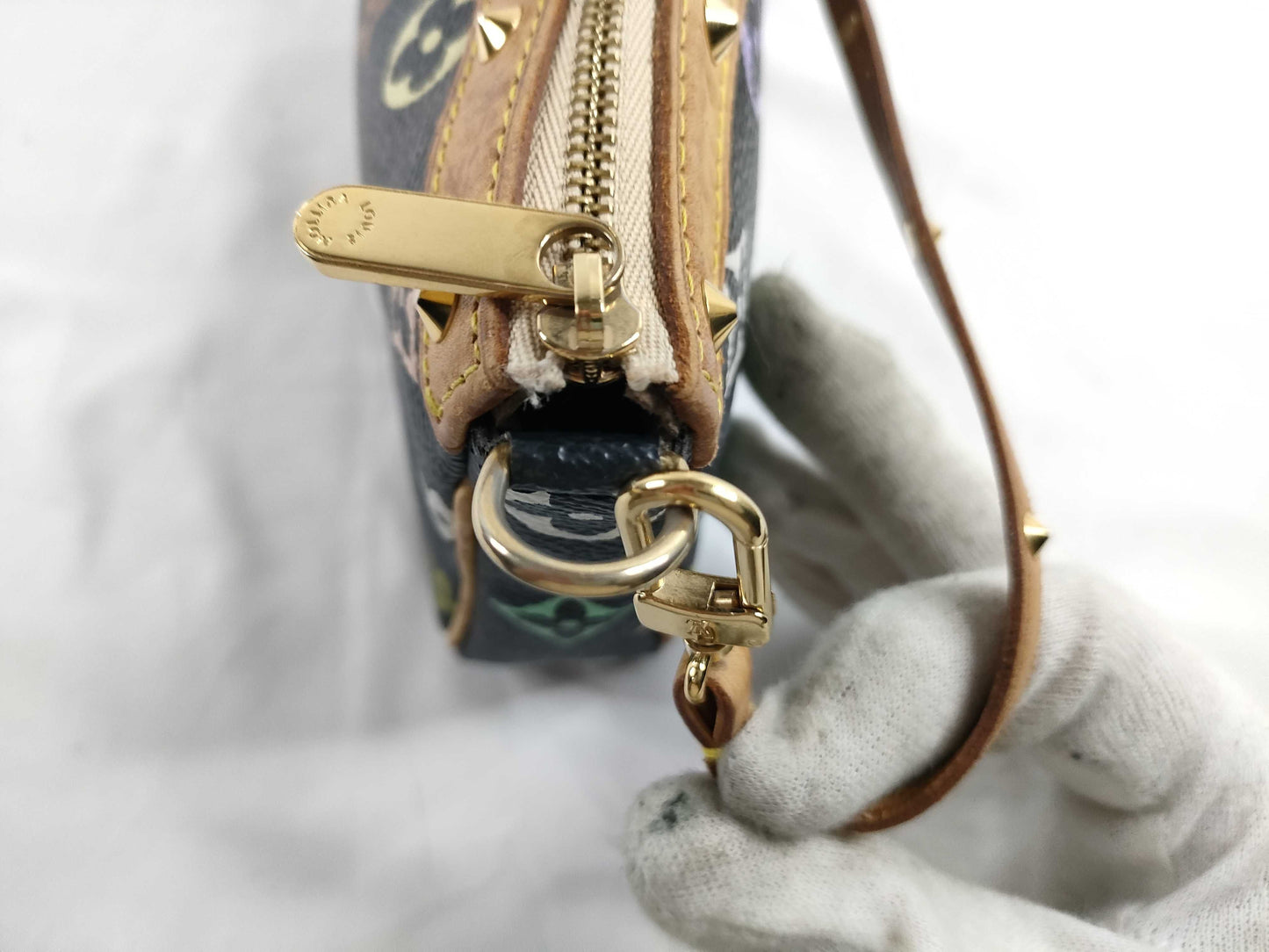 LOUIS VUITTON M92648 Monogram Multicolore Louis Vuitton Monogram Multicolore Pochette Accessoires Pouch M92648 SL10093 Hand Strap Handbag