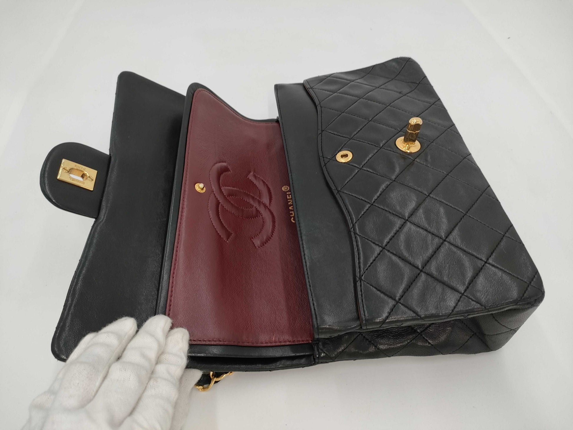 CHANEL CHANEL Matelasse Matelasse 25 Double Flap/Double Chain Bag