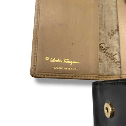 Salvatore Ferragamo 2-Piece Set Key Case Key Case Key Holder