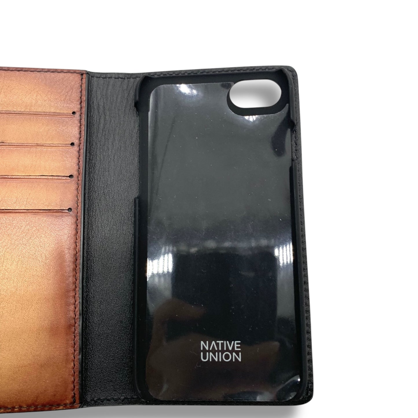 Berluti smartphone case with box and other accessories