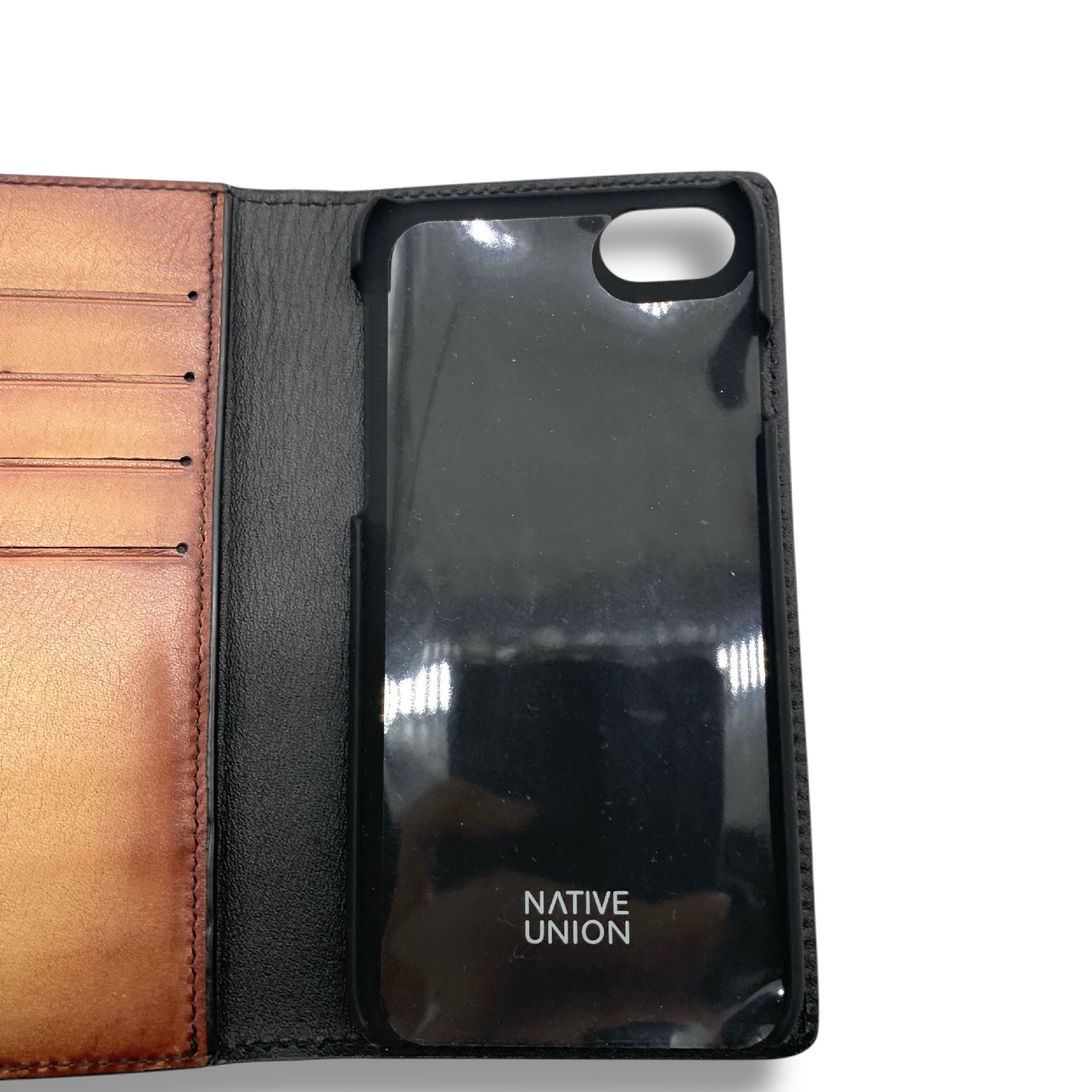 Berluti smartphone case with box and other accessories