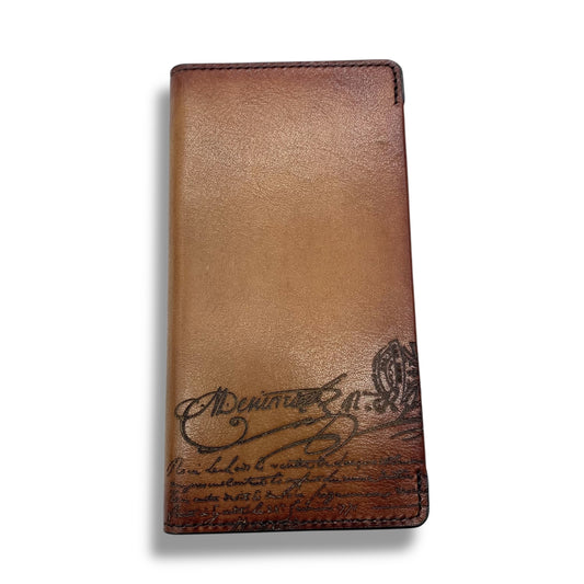 Berluti smartphone case with box and other accessories