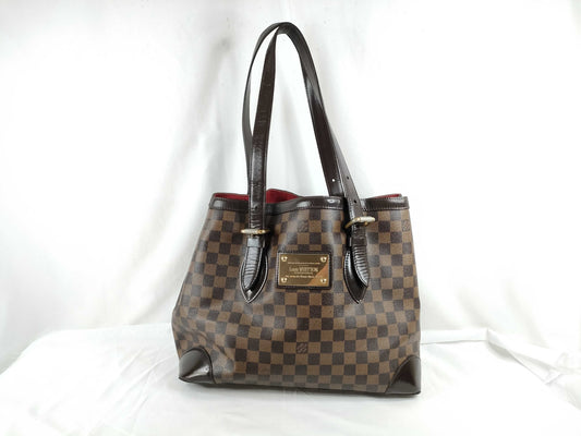 LOUIS VUITTON N51204 Damier Hampstead MM Tote Bag