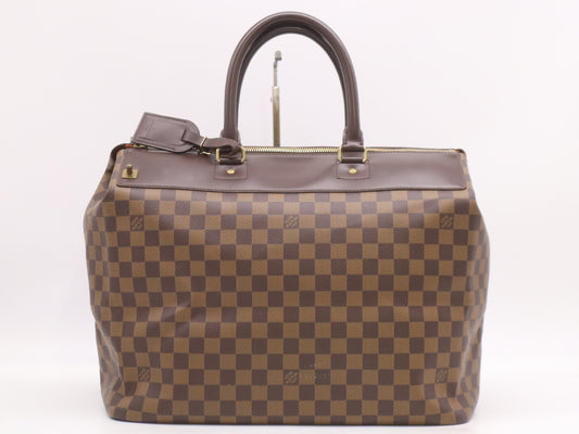 LOUIS VUITTON N41165 Damier Greenwich PM Tote Bag with Name Tag